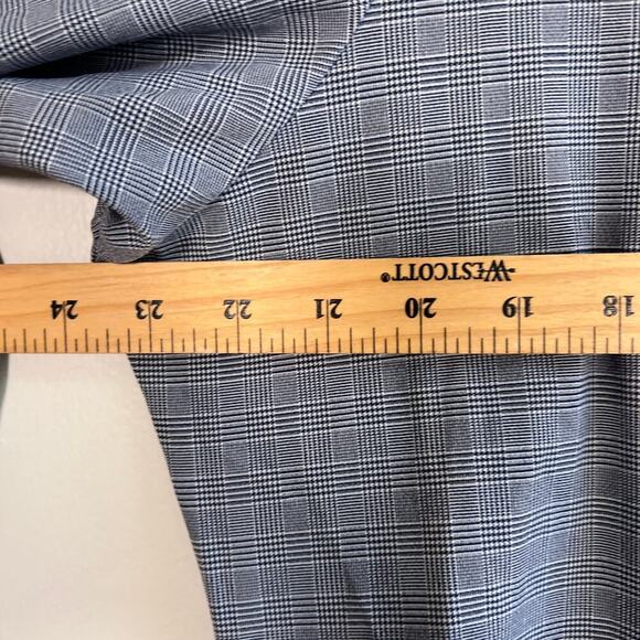 Mizzen & Main Gray Checkered Long Sleeve Button Down XL Trim Fit Mens - Picture 6 of 9